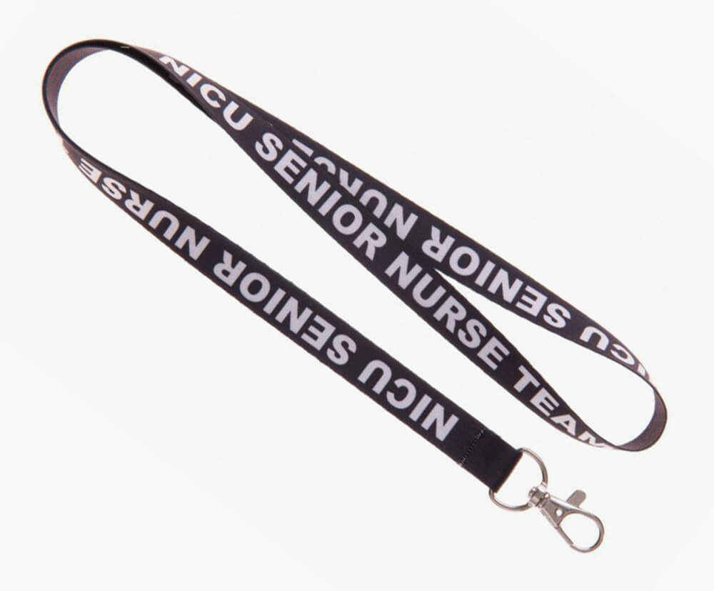 1.5cm wide lanyards with no optional extras.
