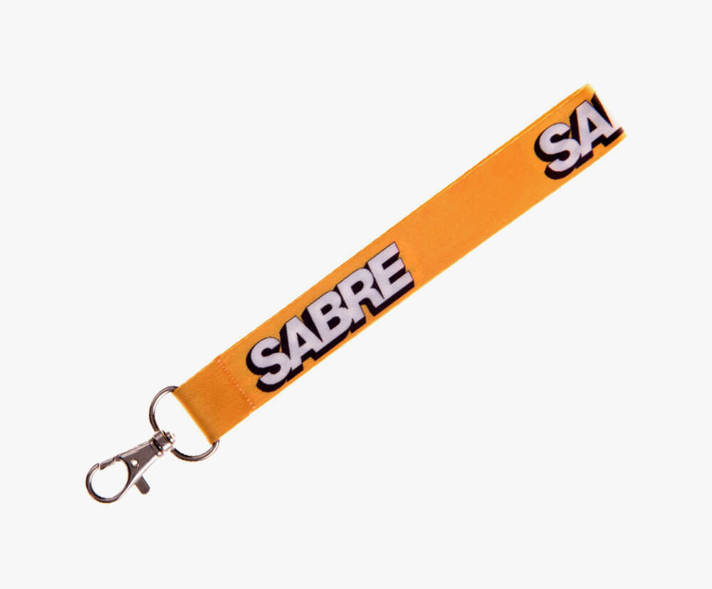 Long version of our polyester lanyard, made from recyclable polyester.