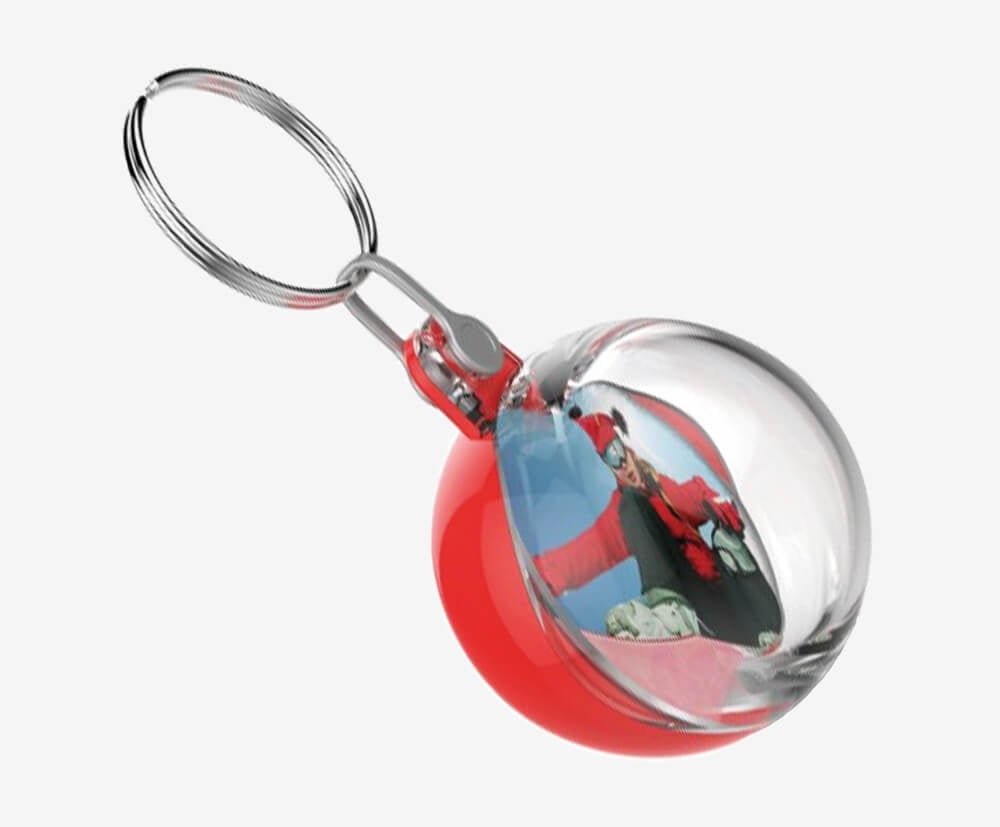 Red and clear baubles for a christmassy or wintery promotion! Printed on one side only.
