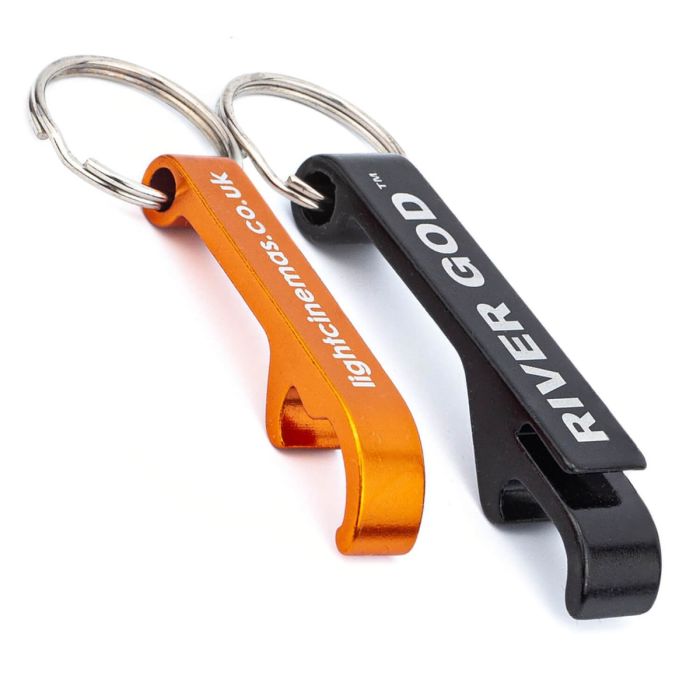 Aluminium bludet bottle openers branded with your logo