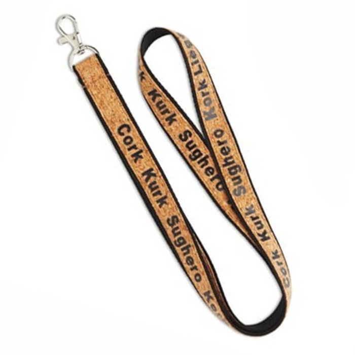 Branded cork lanyerd