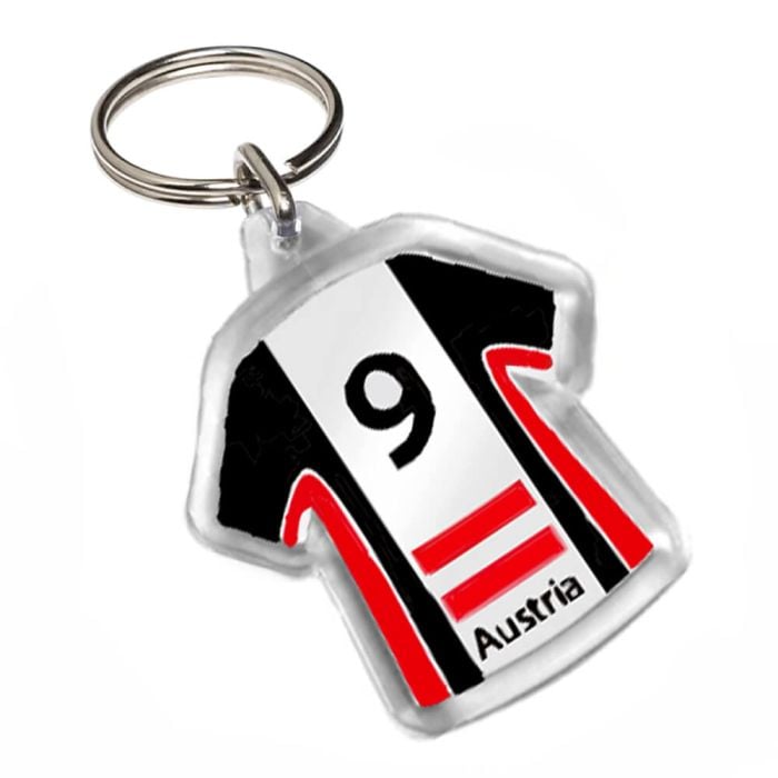 Mini T-Shirt Shape Printed Acrylic Keyrings Custom Designs