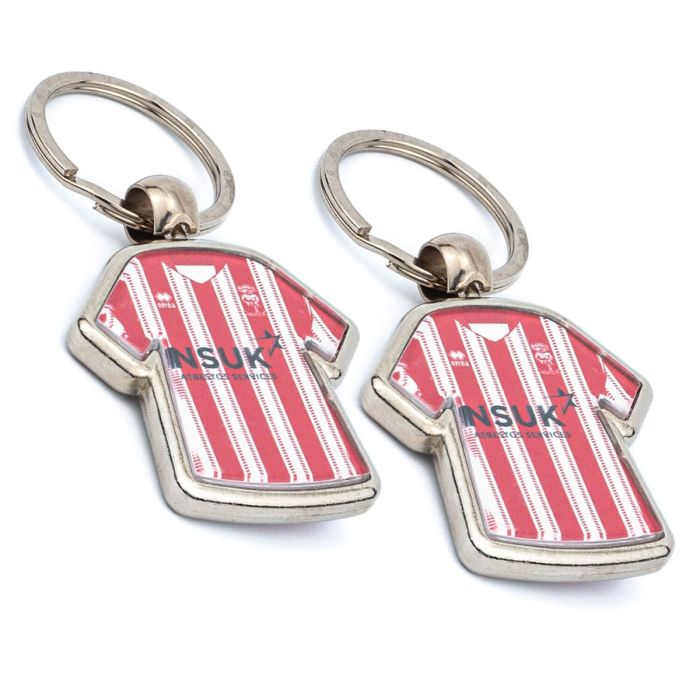Personalized Shirt-Shaped Metal Keyrings with Double-Sided Printing
