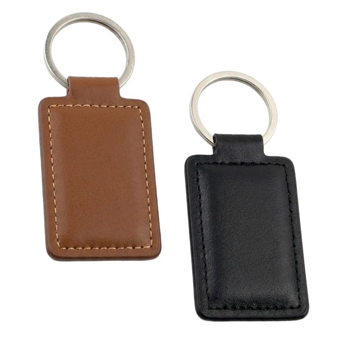 Vegan leather Keyring in two Colour Options