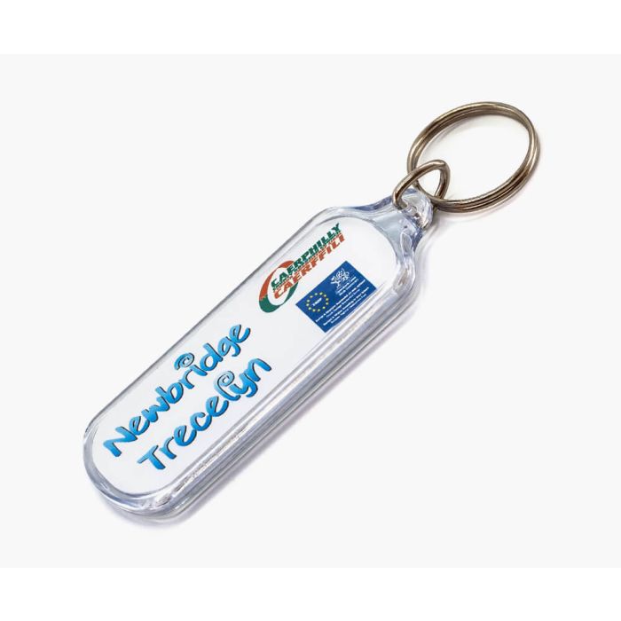 Distinctive Lozenge Shaped Acrylic Keyrings