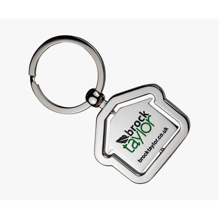 Versatile Durability for Every Occasion: Custom Zinc Alloy House Shaped Keyrings