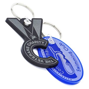 Bold and Colorful Acrylic Keyrings