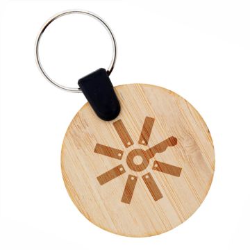 Bambry Shaped Bamboo Keyrings