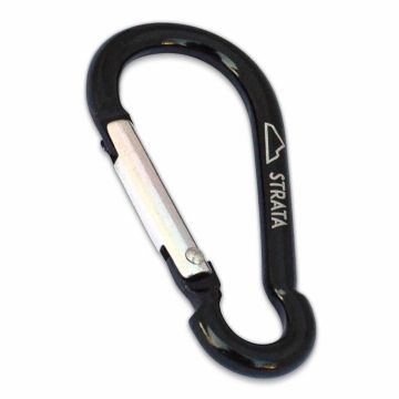 Custom printed or engraved metal 70mm carabiners