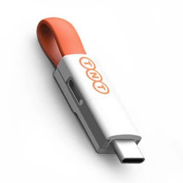 Mini charging loop with a promotional branding opportunity.