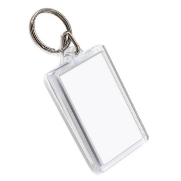 C1 Blank Acrylic Insert Keyrings