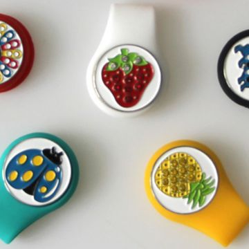 Silicone golf clips
