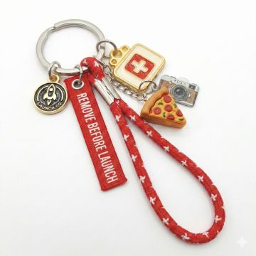 Charm keyrings - metal, 3d pvc, fabric, lanyards, trolley tokens and more!