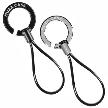 Detachable Loop Spring Clasp Keychain