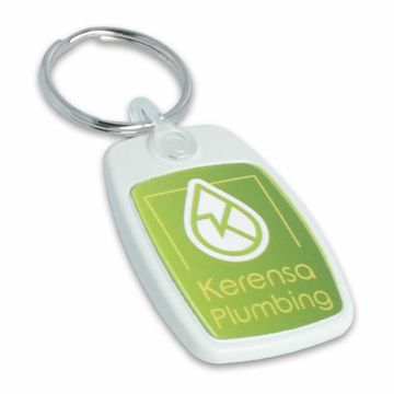 FairSquare Recycled Keyrings made with a biodegradable additive. Super Eco Keyfobs.