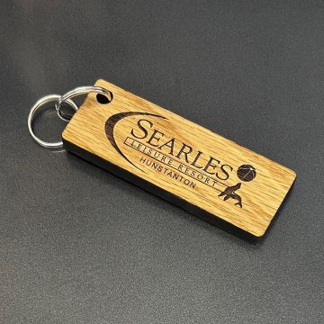 Large, custom made real wooden keyrings for hotel rooms. Sequential numbering optional