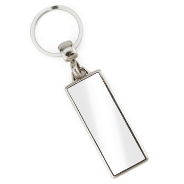 Oblong MA-18D Blank Metal Insert Keyring