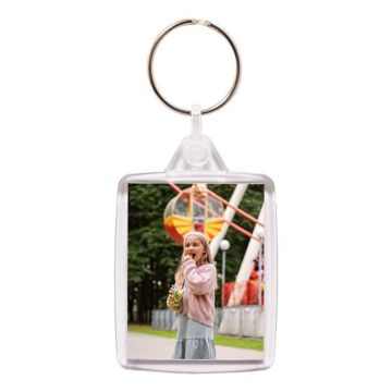 FP2 Blank Passport Size Acrylic Keyrings IP02