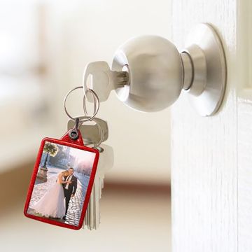 FL5 Blank Recycled Coloured Acrylic Keyrings