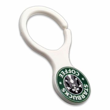 Printed trolley coin hook - keep it hooked onto somewhere useful in car, home or in bag.