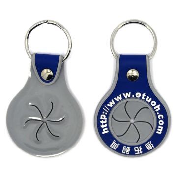 PVC Golf Towel Holder Keyring  