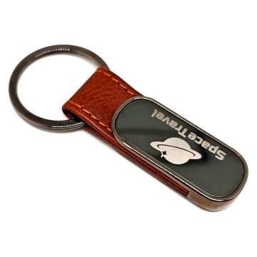 Stellar Leather Strap Keyring