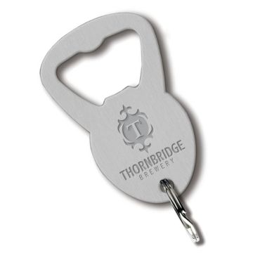 UK Made Stainless Steel Bottle Opener Keyrings