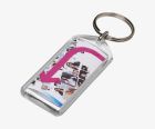 Printed keyrings in up to full colour on both sides. Convexed front magnifies the front image slightly.