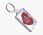 Full colour personalised printing on the front & back of these budget range keychains.