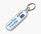 Personalised oval keyrings - full colour printed promotional fobs branded with your details.