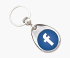 Budget, custom printed metal keyrings - full colour on one or two sides.