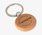 Sustainable wooden keyrings