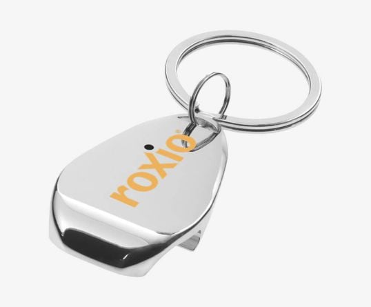 Executive Pear Metal Bottle Opener Keyring