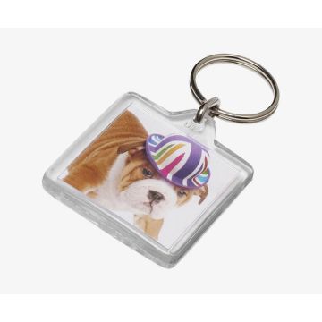 Easily Customisable U1 Blank Insert Keyring