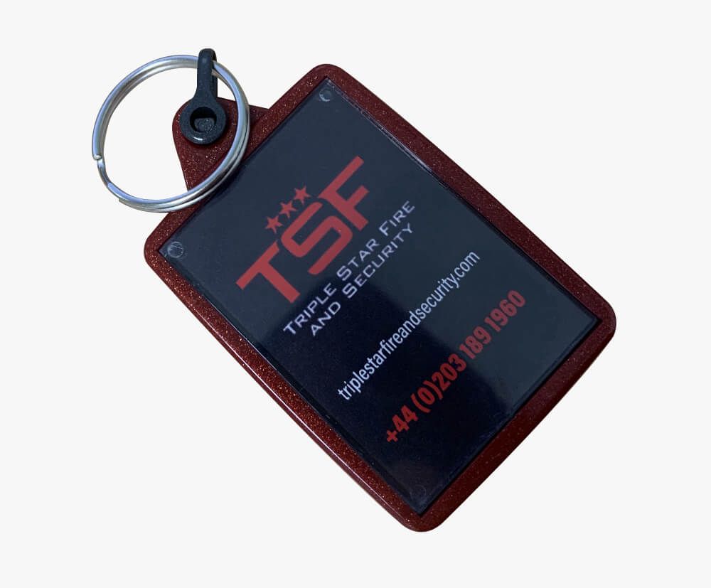 Awaiting Vibrant Coloured Keyrings