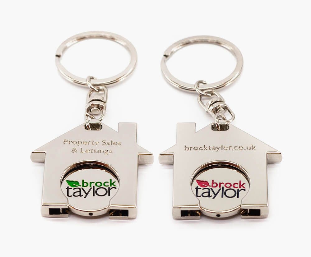 Built to Last with Premium Craftsmanship - Durable house-shaped keyring with robust construction