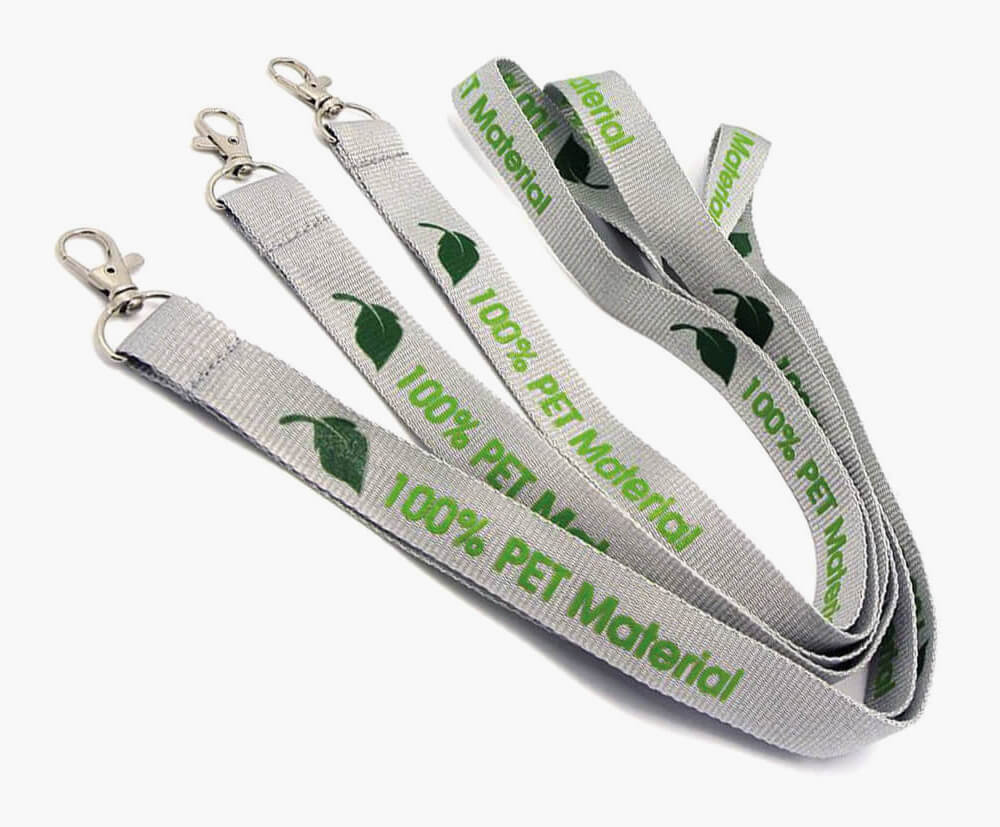 Medium 1.5cm thickness of our eco lanyard keyrings.