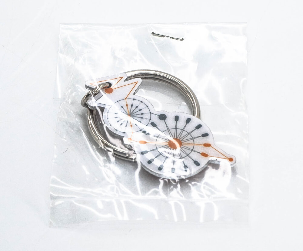 Keep keyrings in mint condition by choosing individually wrapped.