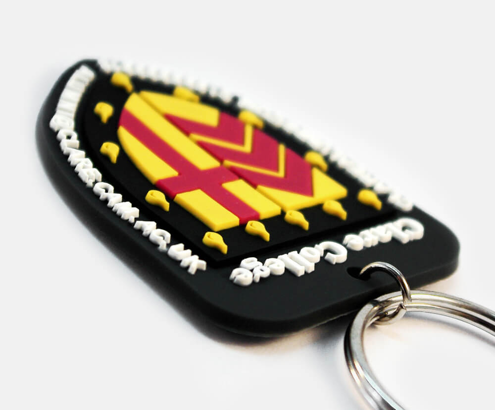 Large keyring & overall thicker than the standard options.