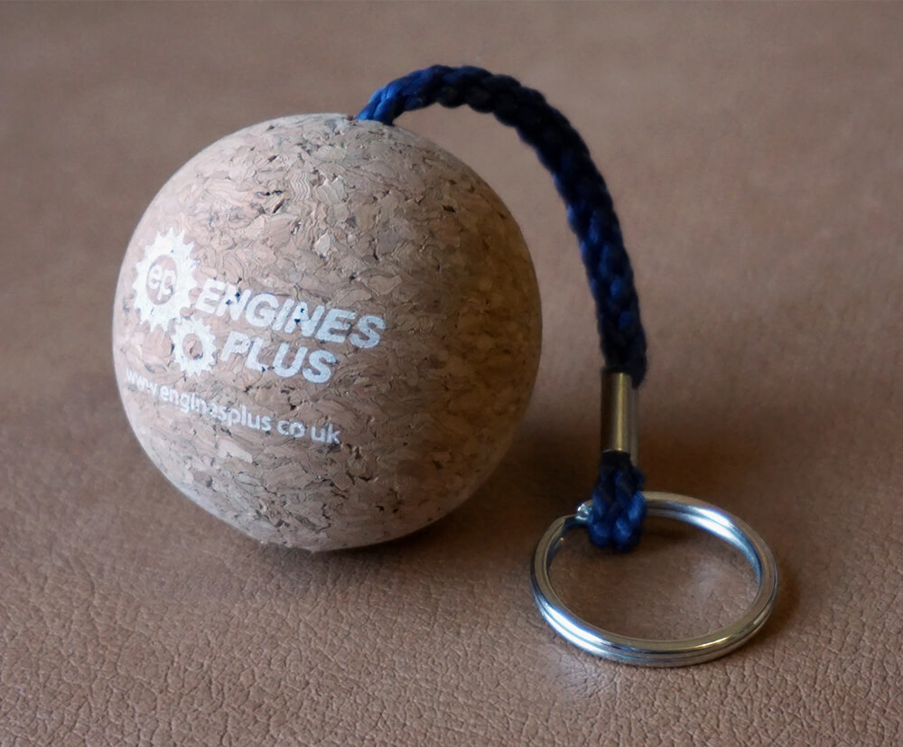 Eco-Resilient Floating Cork-Ball Keyring for Everyday Use